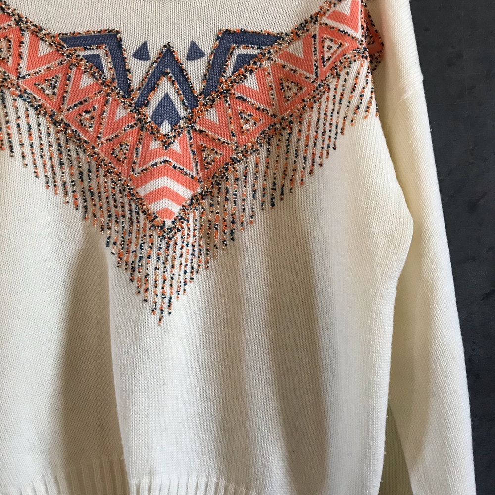 Keneth too! Sweater with beadwork